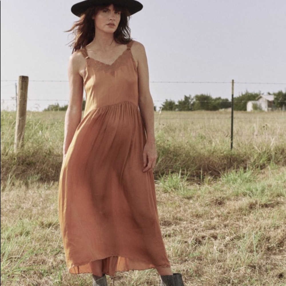 THE GREAT. Women's Maxi Slip Dress